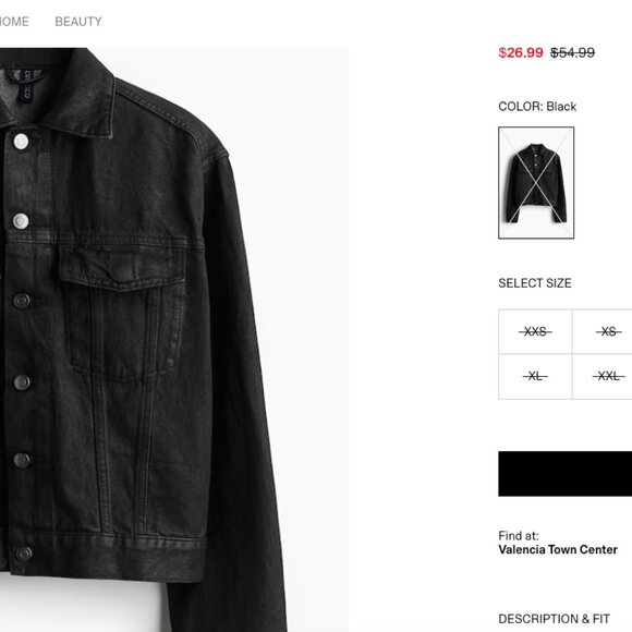 H&M Womens Denim Jacket - Picture 2 of 6